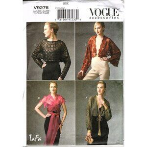 Vogue V9276 Misses SM to XL Shrugs and Caplet Uncut Sewing Pattern New